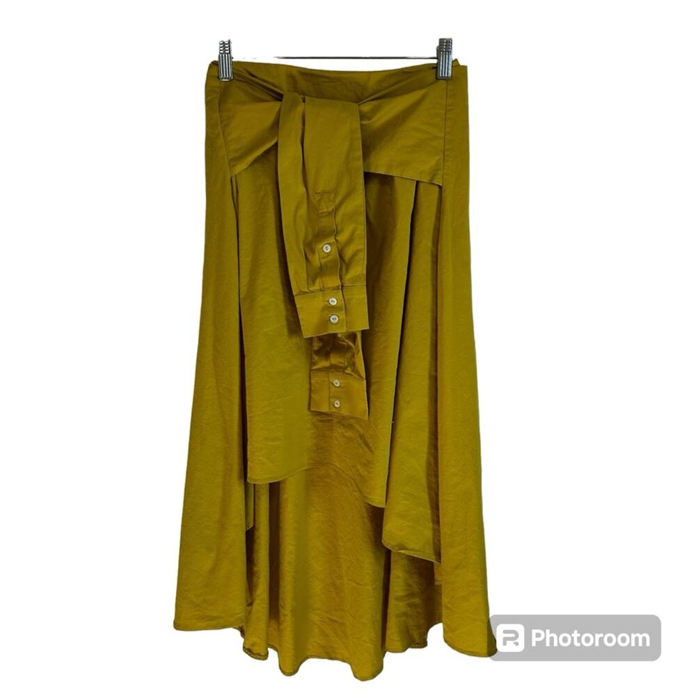 Zara Mustard Maxi Skirt